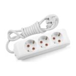 Viko Multi-Let Üçlü Grup Priz Topraklı 2 Metre Beyaz (Çocuk Korumalı)