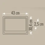 Cata CT-4665 400w Slim Led Projektör Beyaz - Görsel 2