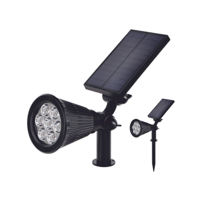 Cata Yeşil Işık 7W Solar Bahçe Armatürü Şarjlı - Görsel 2