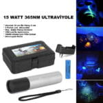 15 Watt 365NM ULTRAVİYOLE Sahte Para Işığı WATTON WT-305