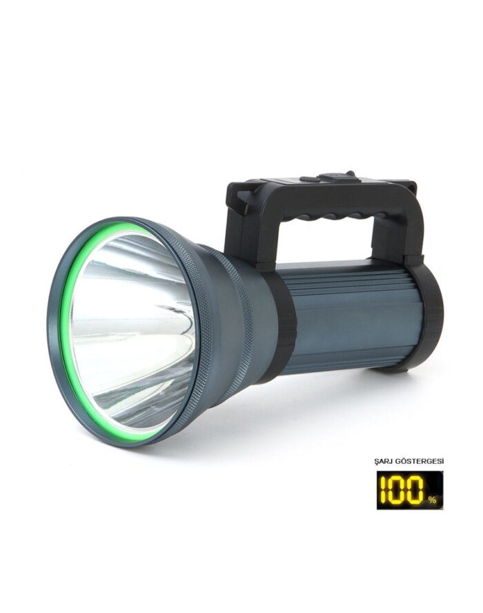 200W Güçlü Şarjlı El Feneri Projektör WATTON WT-411 - Görsel 2