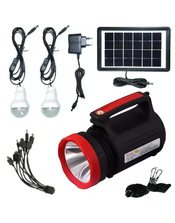 Solar Güneş Enerjili Fener Işıldak Led Ampül WATTON WT-315 - Görsel 2