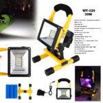 Şarjlı Spot Lamba Projektör Watton Wt-329