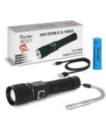 CREE TG LED 1000 LÜMEN GÖSTERGELİ FONKSİYONEL EL FENERİ WATTON WT-732 - Görsel 2