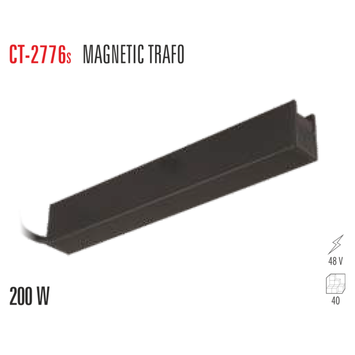 CATA 48V Magnet Trafo 200W Siyah Kasa CT-2776S - Görsel 2