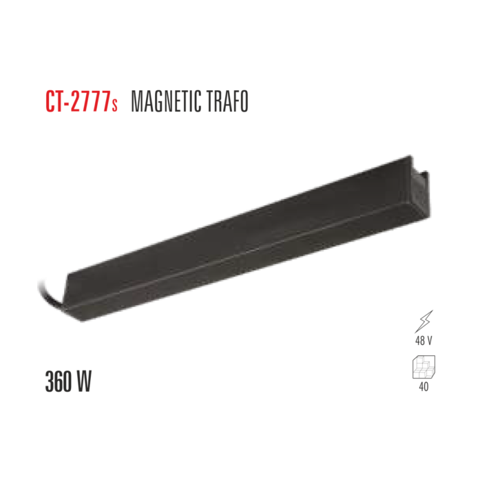 CATA 48v Magnet Trafo (360W) (Siyah Kasa) CT-2777S - Görsel 2