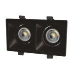 Cata Dekoratif Spot Puma 2'li Siyah CT-5005 (Ampül ve Duy Hariç)