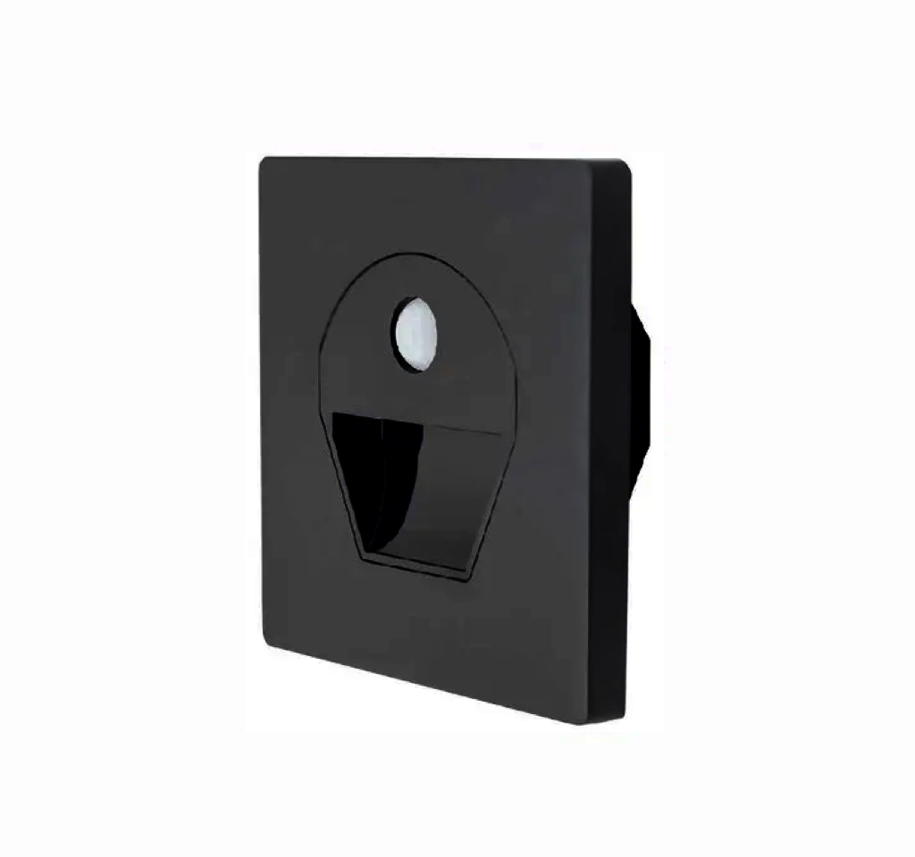 ct-5170-s Cata 1W 3200K Gün Işığı Sensörlü Led Koridor Armatürü Siyah Kasa CT-5170SG - Görsel 1