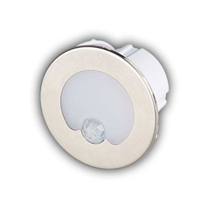 Cata 1,5W 6400K Beyaz Işık Satin Sensörlü Led Koridor Armatür CT-5174B - Görsel 2