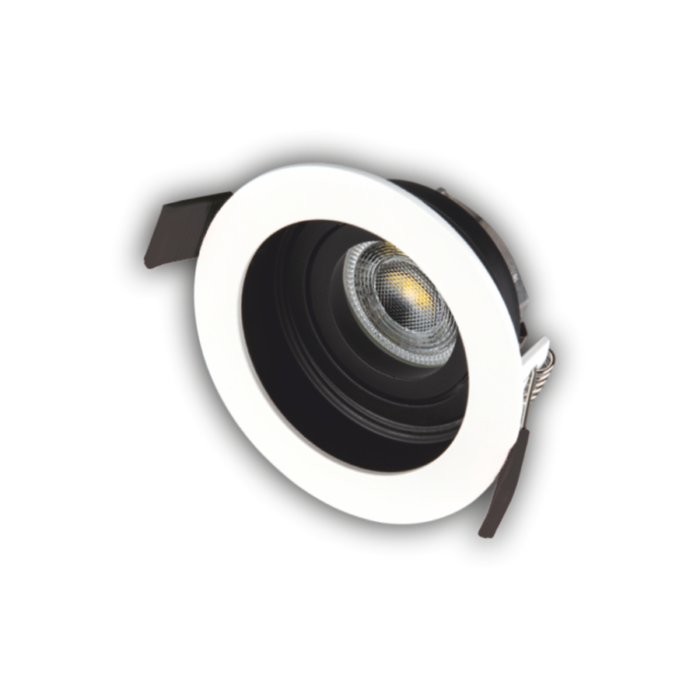 Cata Pars Beyaz - Siyah Dekoratif Spot CT-5221 (Ampül ve Duy Hariç) - Görsel 2