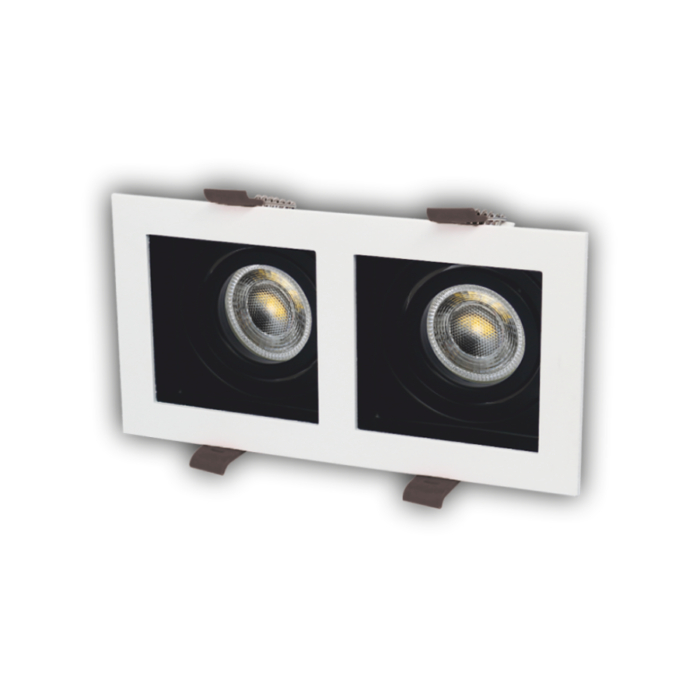 Cata Dekoratif Spot Pars 2'li Siyah-Beyaz CT-5227 (Ampül ve Duy Hariç) - Görsel 2