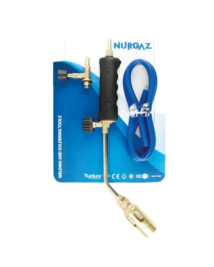 PROPAN TAV VE KAYNAK SETİ 28 MM BAŞLIKLI HORTUM KELEPÇE MUSLUK DAHİL NG-0750 - Görsel 2