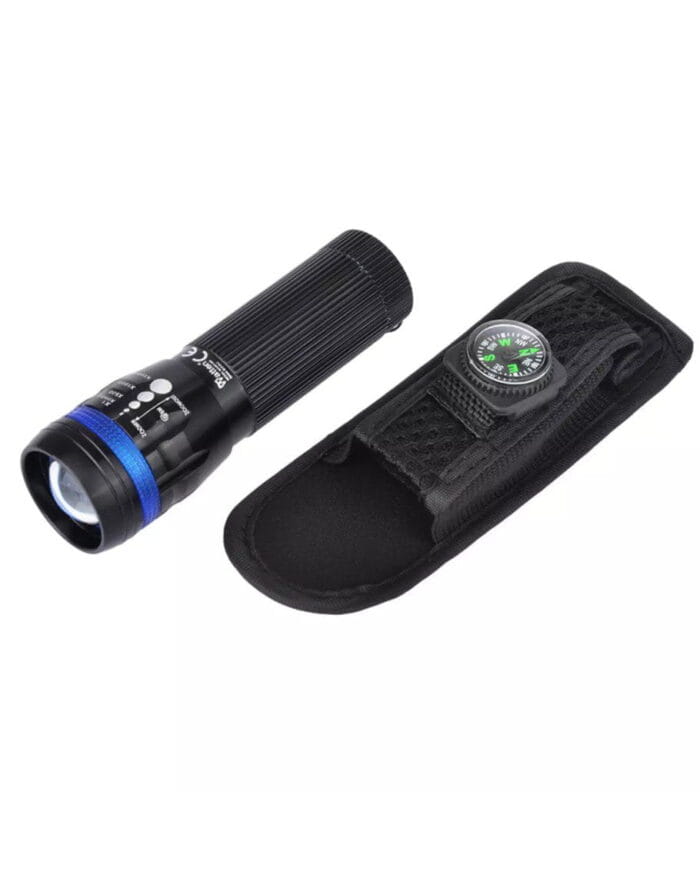 Süper Zoomlu Pilli Ledli Watton EL Feneri Wt-060 - Görsel 2