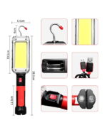 Usb Şarjlı Oto Tamirci Çalışma Lambası Watton Wt-733