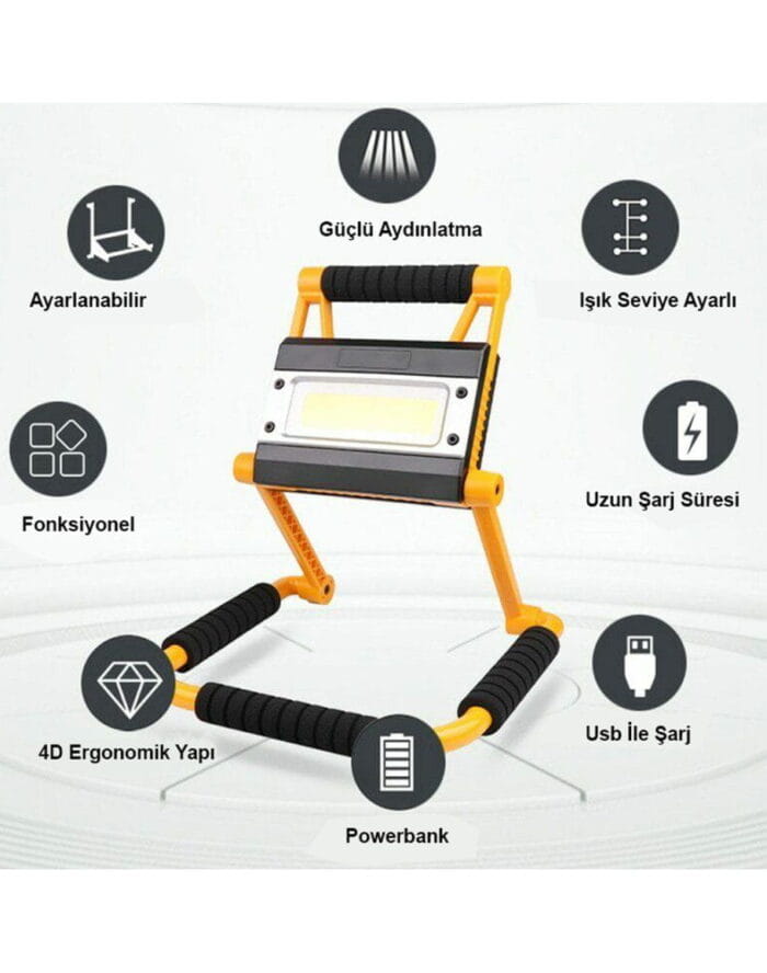 1300 Lümen Güçlü Aydınlatma Watton Wt-328 - Görsel 2
