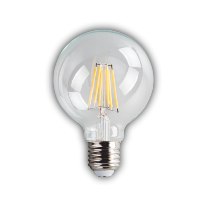 Cata 6 Watt 3200K Gün Işığı Flament Led Ampul G95 Glop CT-4354G - Görsel 2