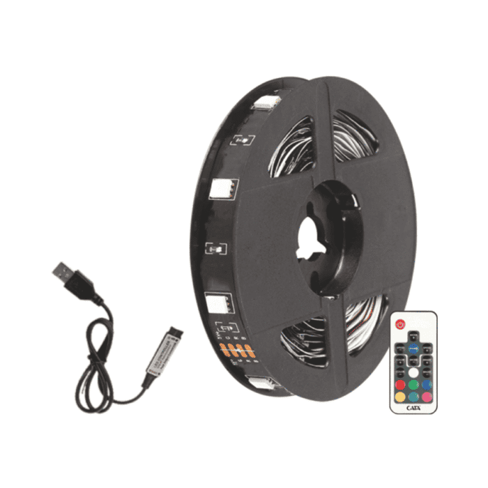 Cata RGB Şerit LED Seti (USB) CT-4566 12V - Görsel 2