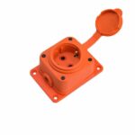 Bylion 1KMP-F Turuncu Kauçuk Monofaze Duvar Prizi IP44 Y Type (950-304-0001)