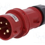 Famatel 5x16A Taşınabilir Düz Fiş 400V IP54 SpeedPRO 13301