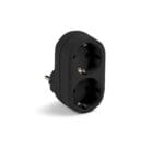 Famatel Adaptör 2’li 16A 250V Siyah 1332-S