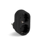 Famatel Adaptör 2’li 16A 250V Siyah 1332-S