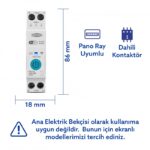 Tomzn TOB9-63M Akıllı Sigorta 63A WiFi – Enerji Ölçerli Zaman Rölesi
