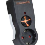Tunçmatik Tekli Siyah Powersurge Akım Korumalı Priz (TSK5079 / TSK19020)