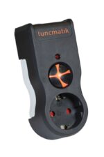 Tunçmatik Tekli Siyah Powersurge Akım Korumalı Priz (TSK5079 / TSK19020)