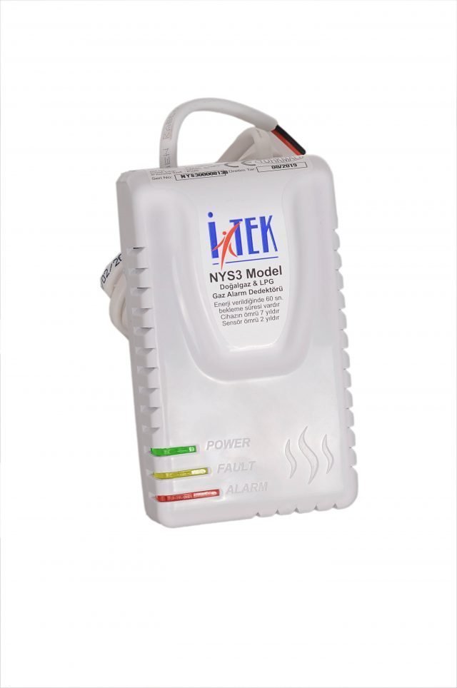 NYS-3 (2K) GAZ ALARM CİHAZI İTEKTR NYS-3 (2K) Gaz Alarm Cihazı - Görsel 1