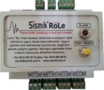 SİSMİK RÖLE Kontrol Paneli 1 IN - 4 OUT 12V 3Ah Adaptörlü