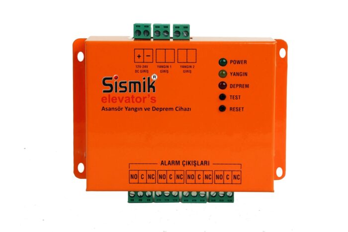 SİSMİK Elevator's Asansör Deprem Sensörü ve Yangın Alarm Cihazı - Görsel 2