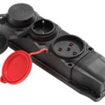 Tem Trifaze Kauçuk 25A 2 Monofaze + 1 Trifaze Duvar Prizi 540.425.112