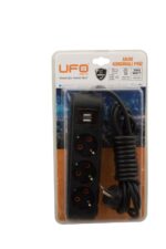UFO 3’lü Grup Priz USB Akım Korumalı 1,5 Metre - Görsel 2