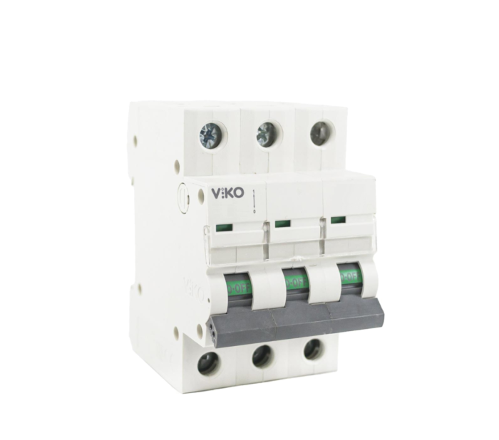Viko 3 Kutuplu B 3x50A Trifaze Otomatik Sigorta 4VTB-3B50 - Görsel 2