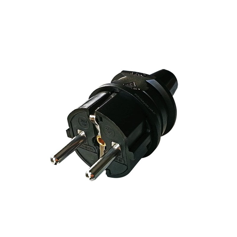 Viko Topraklı Erkek Fiş Siyah Viko Topraklı Erkek Fiş Siyah-90304110 - Görsel 1