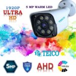 5 MP AHD Warm LED Renkli Metal Kasa Güvenlik Kamerası Teico-1625