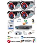 5 MP Ultra HD Güvenlik Kamera Seti Teico 6540N 500 GB Harddisk Dahil XMEYE