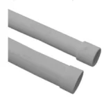 Mutlusan 40'lık PVC Alev Yaymayan Muflu Boru (Boy: 3m) - 001 045 110040 30 17