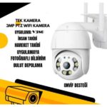 PTZ WiFi 3 MP ONVIF Kablosuz Güvenlik Kamerası Teico-4123 V380 Renkli Gece Görüşlü Hareket Takipli